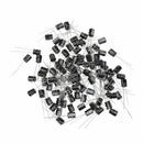 100 Pcs 25V 100uF 105C Radial Lead Electrolytic Capacitors V5V7