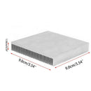 90mm x 90mm x 5mm Aluminum Radiator Heatsink for IC LED Electronic Chipset Heat