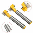2Pcs Matched Keyhole Cutter Router Bit Set 6mm Shank Woodworking DIY