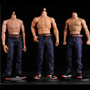 1/6 Scale Male Classic Denim Jeans Pants for 12'' Action Figures Body 2pcs