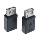 1Pc USB 2.0 A female to micro USB 5 pin female data adapter convertor  Z