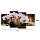 4pcs 5D DIY Full Drill Diamond Painting Moth Orchid Cross Stitch Embroidery