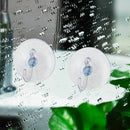 5X(20 X Suction Cups Clear Plastic Cups with Metal Hooks Window Decoration R7R1)