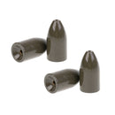 Pack of 8pcs Fishing Tungsten Sinkers Weights Bullet Bass Sinker 19mm 8.8g