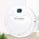 Robot Cleaner USB Rechargeable 1600Pa for Hardwood/Tile Floor/Carpet White