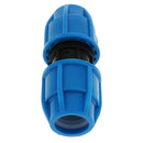 3 Pack PE Straight Valve Connectors For Garden Hose Splitter Fittings - 25mm