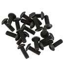 No. 6-32 UNC x 3/8 Alloy Steel Hex Socket Screws, Black, 20 Pieces D9V3