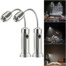 2Pcs Magnetic Base Grill Light Super Bright Bendable Work Light Led Outdoor