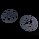 Eco Friendly Flower Heart Print Birthday Cake Molds Decorating Bakery DIYCr JR