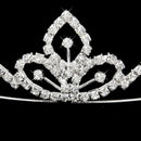 Wedding Party Bridal Tiara Children Crown Headband Clear Rhinestone