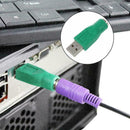 2 Female To USB Male Adapter Converter For Keyboard quality high Mouse Q0K7 F7V0