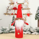 2pcs Gnome Wine Bottle Set Cover Bag Sweater for Christmas Decoration