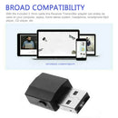 2 in 1 Wireless Bluetooth5.0 Audio Receiver Transmitter 3.5mm RCA for TV PC A