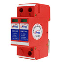 2P 20KA-40KA 220V AC SPD Surge Protector Protective Voltage Arrester Device Red
