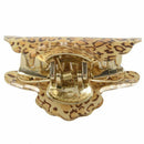 Brown Leopard Print Spring Loaded Plastic Teeth Hair Clip Claw Clamp G5W6