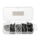 500Pcs Fishing Crimps Sleeves Full Size Kit Leader Rigging Tackle Connector