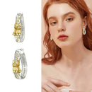 11Pair Cute Cat Two Tone Hoop Earrings For Women Earrings Jewelry