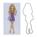 Silicone Fashion Lady Stamp Metal Cutting Dies Stencil Frame Scrapbook DIY
