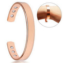 Pure Copper Bracelet Magnetic Arthritis Therapy Energy Healing Pain Relief AU