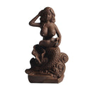 Laying Mermaid Incense Burner Ceramic Stick Cones Holder Smoke Backflow