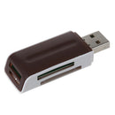 5X(Fast SD SDHC Memory Card Reader Writer Dongle Pen USB 2.0 White Brand N O5I8)