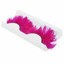 1 pair Makeup Beauty Theatrical Feather False Eyelashes, Eyelash with Reusa D5Q7