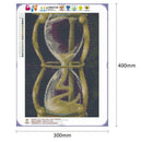 5D DIY Full Drill Diamond Painting Sandglass Cross Stitch Embroidery Mosaic