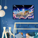 1000pcs DIY Flying Kite Boy Jigsaw Children Adults Puzzle Room Decoration