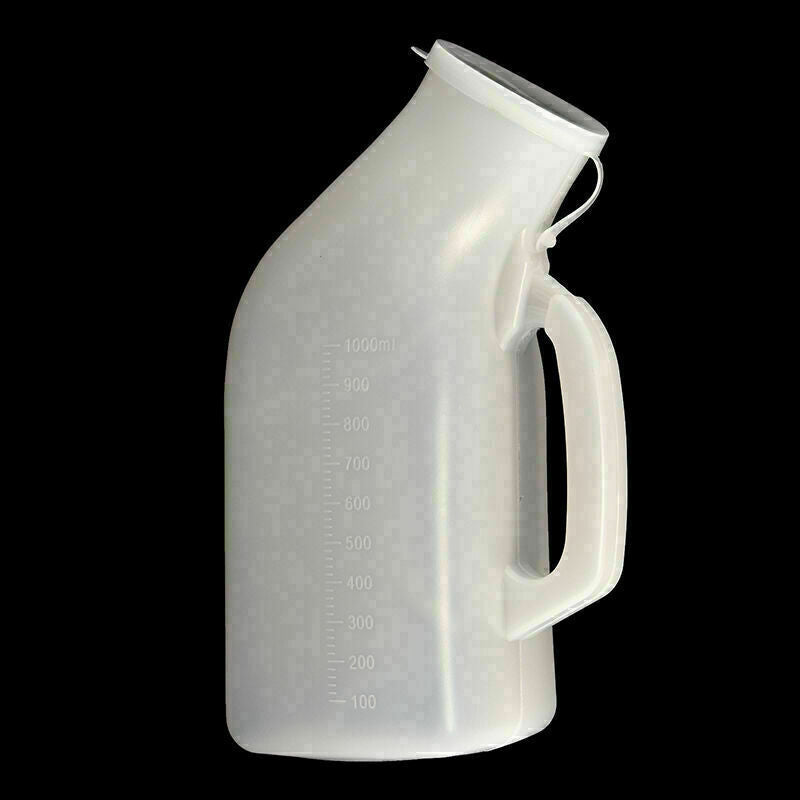 Portable Urine Pee Bottle Unisex Men Women 1000ML Urinal Storage C Travel T H8Z6