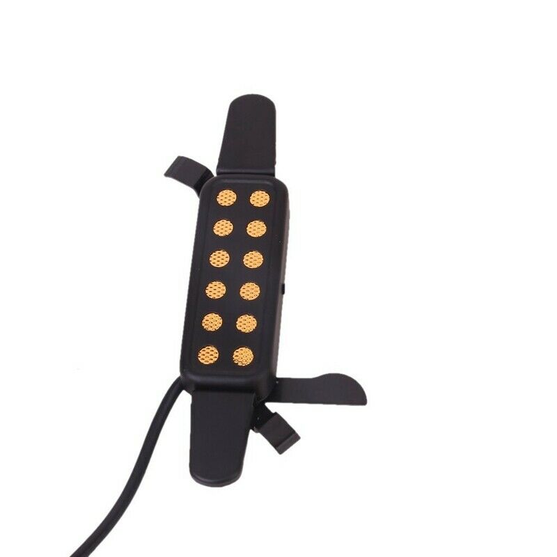Clip-On Acoustic Guitar Pickup Sound Amplify, Padded Clip Guards, Low Feedb