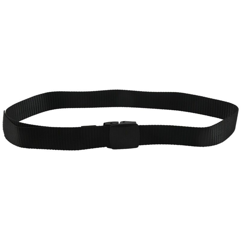 5X(Wild Men's Canvas Belt Metal Free Plastic Automatic Buckle R1B8)