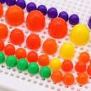 1Set Platsic Mushroom Studs Board Combinations Kids Educational  Puzzle Toys OZ