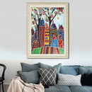 5D DIY Special Shaped Diamond Painting House Cross Stitch Mosaic Craft Kits