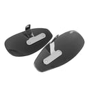 1 Pair Motorcycle Plastic Hand Guard Cold Wind Deflector Shield Black