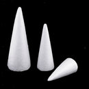 3 Packs Cone Shape DIY Christmas Tree Styrofoam Foam for Kids Creative Craft