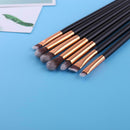 7pcs Wood Handle Eyeshadow Foundation Loose Powder Brush Makeup Brushes Set
