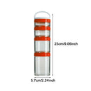 Removable Handle Keep Fresh Twisting Lock Storage Jar Four Containers Easy Clean