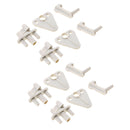 4xUniversal Marine Safety Door Gate Latch for Pontoon Boat Rail Replacement Gray