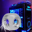 G1/4 Thread 4 Way Connector Splitter Tee Fittings Adapter Computer Water Co SN9F