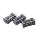 3x TB-1503 3 Positions Dual Rows Covered Screw Terminal Block 600V 15A Hot