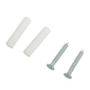 Bright chrome Interior Decor Double Prong Robe Hook Y2Y5