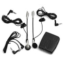 Helmet Mic Headset for iPod MP3 Motorcycle Intercom Helmet Communicator Black
