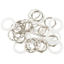 10 Pcs 9-pin 3PDT Guitar effects Self-locking Button switch J3O8