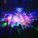 E27 RGB LED Bulb 3W Rotating Crystal Magic Ball Stage Party DJ Disco Light