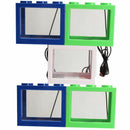 Mini USB LED Lighting Clear Fish Tank Ornament Aquarium Office Desktop Deco F7V6