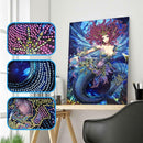 5D DIY Special Shaped Diamond Painting Fish Tail Cross Stitch Craft Kits