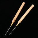 6Pcs Hair Extensions Loop, Micro Rings Links Beads  Threader Wire Hook