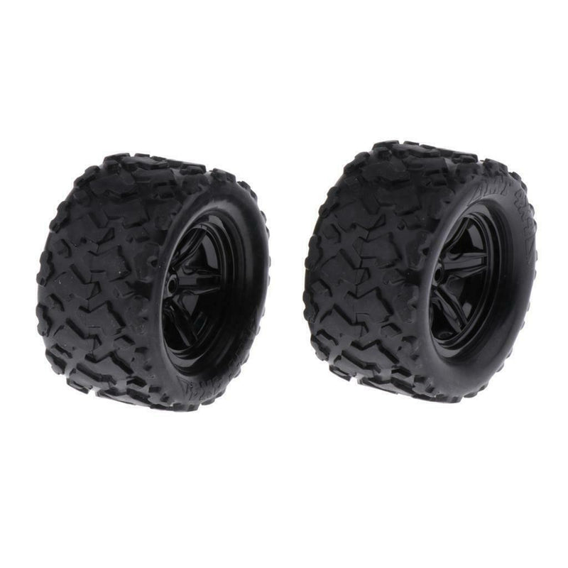 2pcs RC Car Plastic Tires, Tires Wheels For 1:18 All-Terrain Vehicle RC Car
