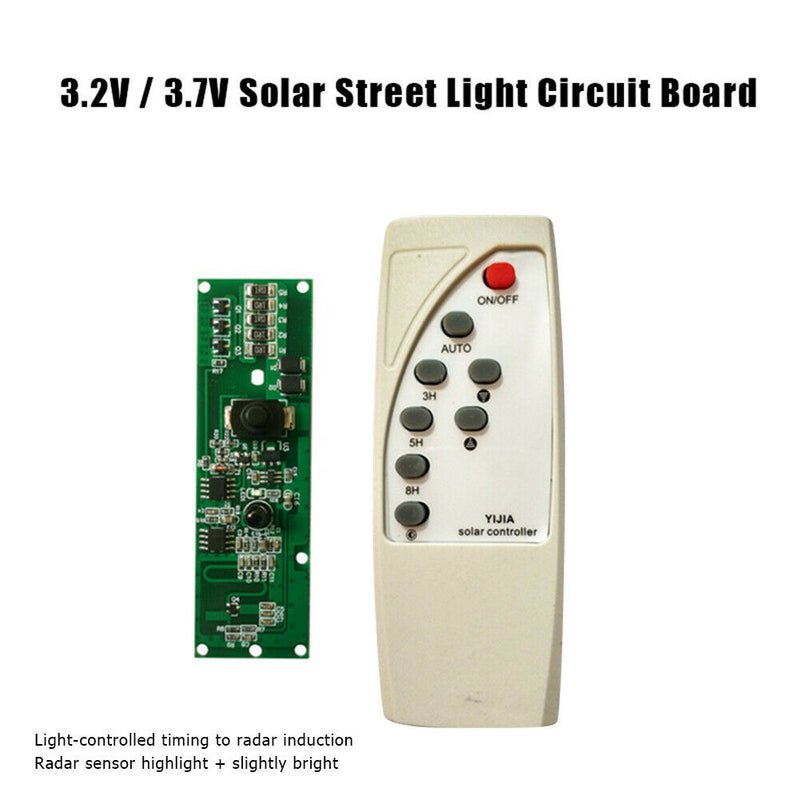 Solar Garden Lamp Controller Microwave Radar Human Induction Circuit Board