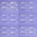 24 Styles Grooming Eyebrow Kit Template Make Up Stencil Shaper DIY Tools